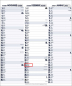 Preview: 3-MONATSPLANER - BÜROPLANER - OFFICE PLANER